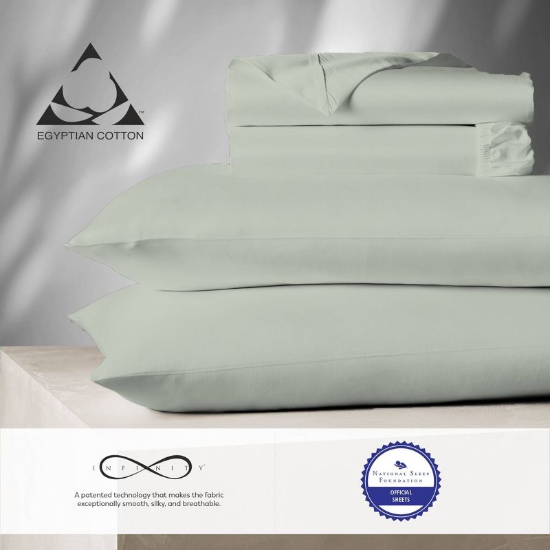 Aireolux 1000 Thread Count Cotton Sateen Sheet Set, 5 of 13