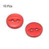 Unique Bargains Round Resin 2-Hole Fish Eye Craft Replacement Sewing Button 10 Pcs - 3 of 4