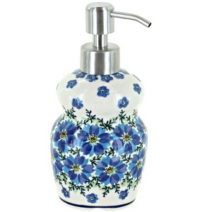 Blue Rose Polish Pottery 2018 Zaklady Soap Dispenser - 1 of 1
