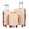 Lyngins 20/24/28 Inch 3 PCs Carry on Luggage Sets with Combination Lock,Suitcases Sets with Spinner Wheels for Family Trips - 2 of 4