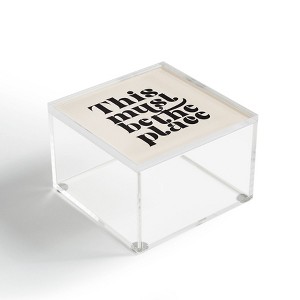 This Must Be The Place 4" x 4" Acrylic Box - Deny Designs - 1 of 4