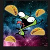 Boys' - Invader ZIM - ZIM Loves Tacos Long Sleeve Graphic T-Shirt - 2 of 4