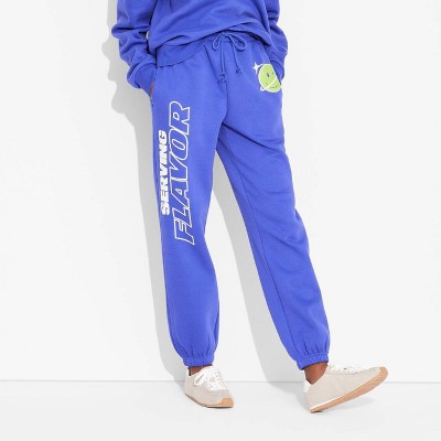 Adult Poppi Forever Icon Graphic Jogger Sweatpants - Purple
