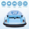 12V Kids Ride-On Bumper Car, Electric Toddler Vehicle with Remote Control, Battery Display, 360° Spin, LED Lights, MP3 & USB - 2 of 4