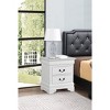 Kumasinova 21 Inch Nightstand with 2 Drawers,Bedside Tables with Metal Handles,End Table for Bedroom,Living Room - 2 of 4