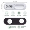 Unique Bargains Plastic Non-Scratch Clean Dirty Sign Oval Dishwasher Magnets - 2 of 4