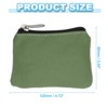 Unique Bargains Canvas Portable Home Change Coin Purse Pouch Bags with Zipper - 2 of 4