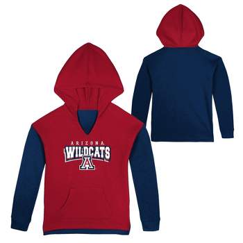NCAA Arizona Wildcats Girls' Hooded Sweatshirt