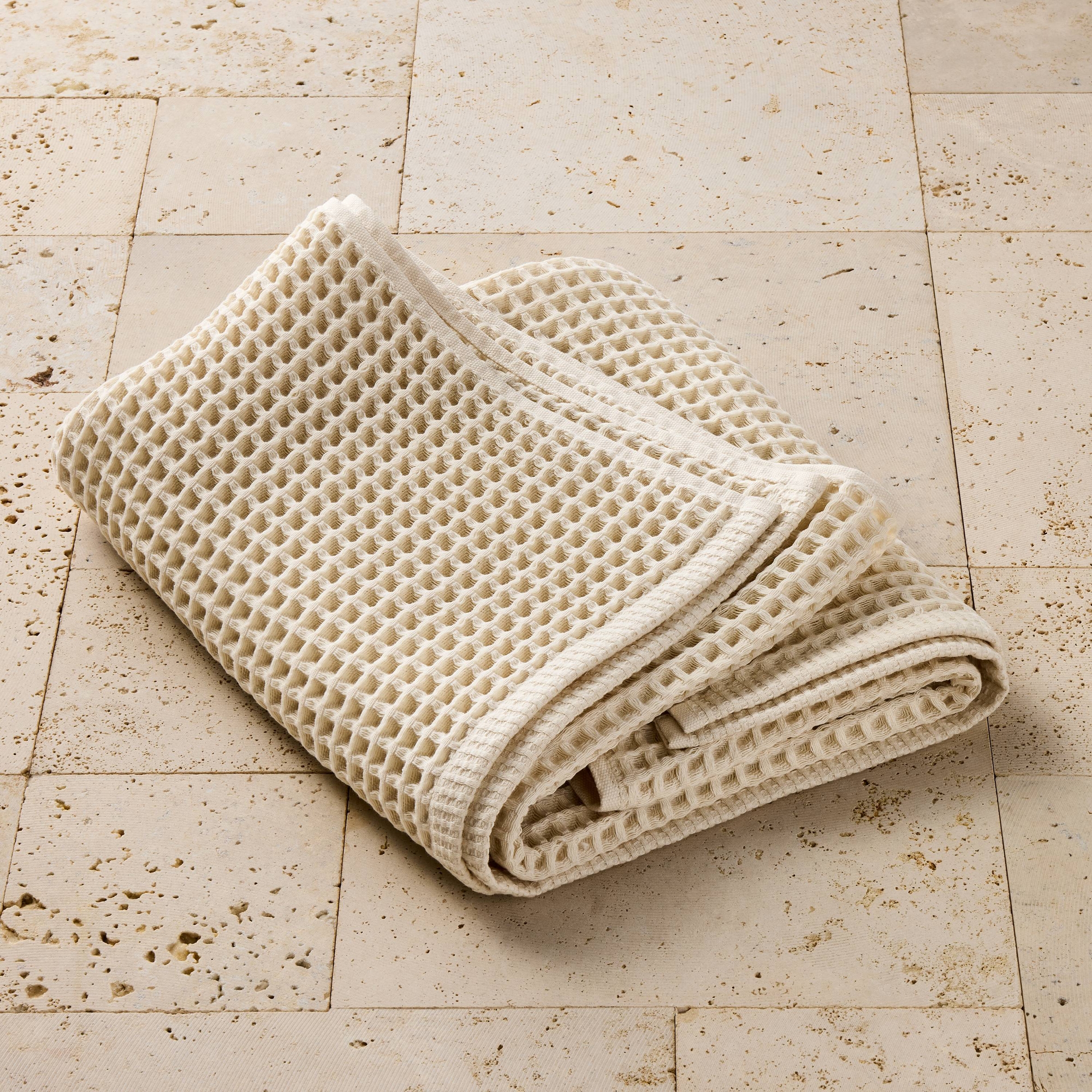 Waffle Bath Towel Natural - Casaluna™
