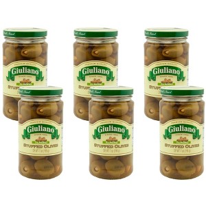 Giuliano Almond Stuffed Olives - 6 pack, 6.5 oz - 1 of 3