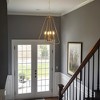 LNC Eskiltuna 4-Lights 15.7" Modern Geometric Pendant  Lights, Polished Gold - 4 of 4