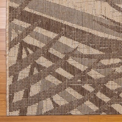 Havana Sand Flat Woven Rectangular Indoor/Outdoor Rug