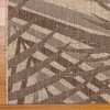 Gertmenian 6'5"x9'6" Paseo Paume Woven Indoor/Outdoor Accent Rug Brown: Machine Made, Botanical Pattern, Hose Clean - 2 of 4