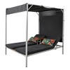 Outdoor Patio Sunbed Daybed, Upholstered Patio Bed With Cushions, Adjustable Seats, Middle Cup Holder Balcony, Poolside, Garden - 4 of 4