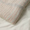 Yarn Dyed Gauze Stripe Comforter & Sham Set Cream - Opalhouse™ designed with Jungalow™ - image 3 of 4