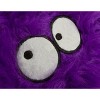 goDog Furballz Squeaky Plush Ball Dog Toy, Chew Guard Technology - Purple, Large - 3 of 4