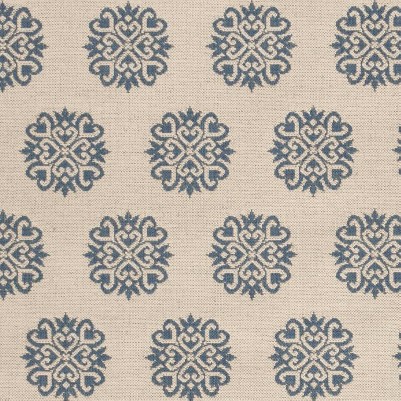 blue/creme