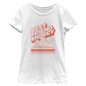 Girls Zootopia 2 Judy Hopps and Nick Wilde Best Friend Energy T Shirt - 1 of 4