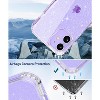 Entronix Case Compatible with iPhone 12/12 Pro - [Hard Back] Glitter Clear - 3 of 4