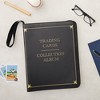 Infinite Curiosity 9 Pocket Trading Card Binder with Removable Sleeves, Holds up to 360 Cards, 10.8x13.5x1.7 in, Black & Gold Faux Leather - 2 of 4