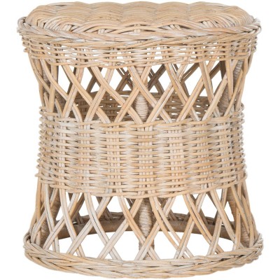 Desta Wicker Round Table - Natural - Safavieh.