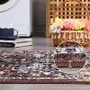 Large Vintage Washable Rug Floor Mat, Soft Faux Wool Easy-Clean Carpet for Living Room, Bedroom, Dining Room Kitchen - 4 of 4