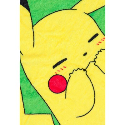 Pokemon 90's Character Multicolor Fleece Throw Blanket 46' x 60'