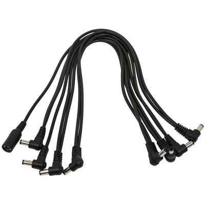 Monoprice 8-Head Multi-Plug 13.5" Daisy-Chain Cable w/ 2.1mm Pins for Guitar Pedal Power Adapters