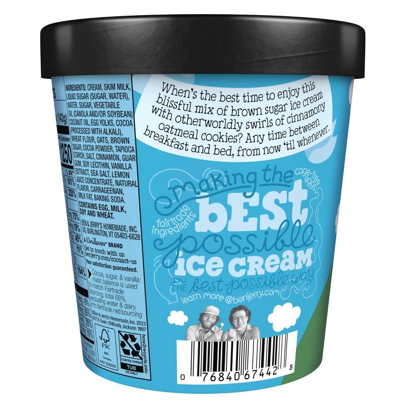 Ben &#38; Jerry&#39;s Oat Of This Swirled Brown Sugar Ice Cream - 16oz, 4 of 10