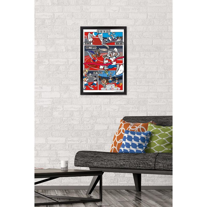 Trends International Looney Tunes x Team USA - Track and Field Framed Wall Poster Prints, 2 of 7