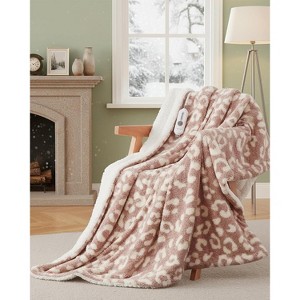 Electric Heated Throw with 4 Heating Levels & 4H Auto Off for Sofa & Bed, Over-Heat Protection, Machine Washable - 1 of 4