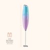 Handheld Milk Frother, Mini Foamer, Battery Operated Stainless Steel Drink Mixer for Coffee, Lattes, Cappuccino, Matcha, Chocolate - 4 of 4