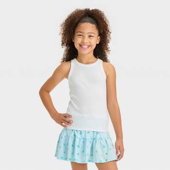 Sportoli Girls Ultra Soft 100% Cotton Tagless Cami Undershirts 4-pack -  White - Size 4/5 : Target