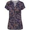 Women's Short Sleeve Keyhole Top - LASCANA - 2 of 4