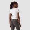 Levi's® Women's Short Sleeve Cropped Oracle Ringer T-Shirt - 2 of 4