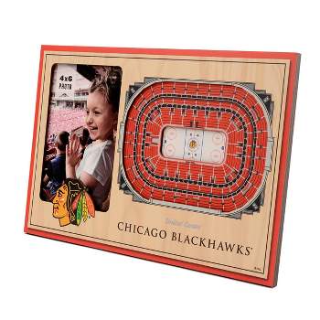 NHL Chicago Blackhawks 4"x6" 3D StadiumViews Picture Frame