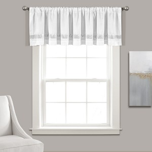 Lush Decor Starlight Valance Curtain Single, 84
