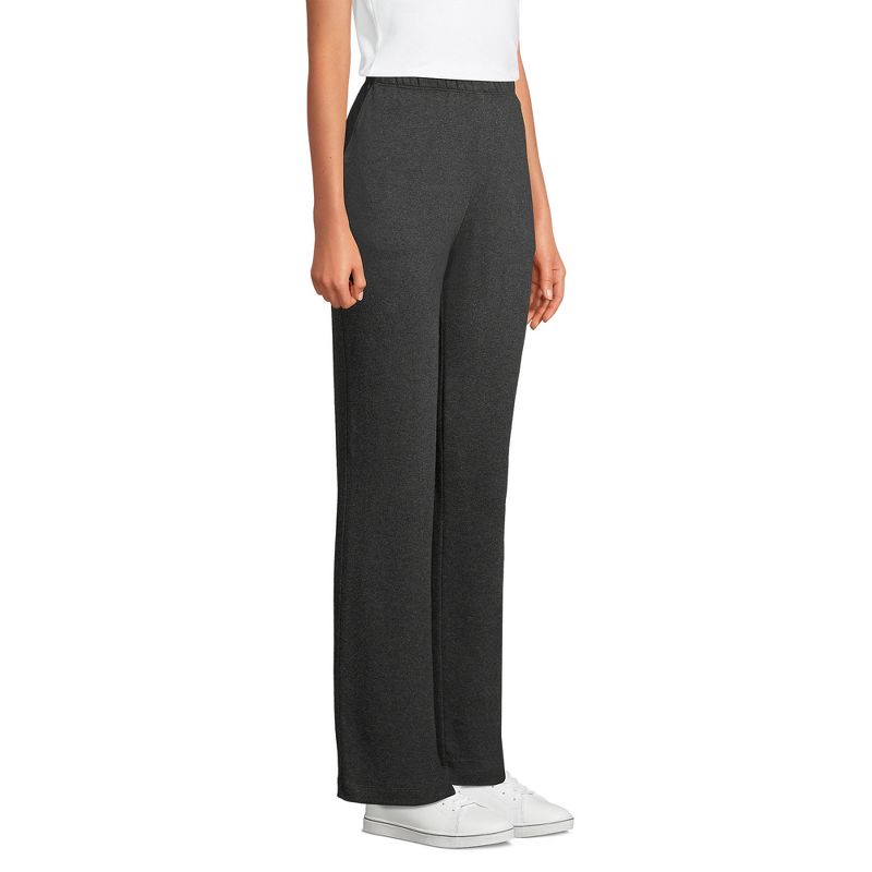 Lands' End Women's Tall Sport Knit High Rise Elastic Waist Pull On Pants, 4 of 7