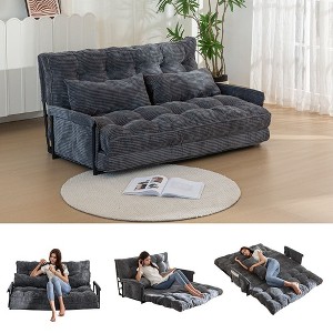 MAXYOYO Adjustable Floor Sofa Bed with 2 Pillows, Multi-Functional Sleeper Bed - 1 of 4
