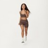 Anna-Kaci Active Women's Sports Bra with Scoop Neck, Wide Straps, and Contrast Stitch Detailing for Medium Support - 4 of 4