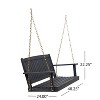 Tambora Acacia Wood Patio Porch Swing - Christopher Knight Home - 3 of 4