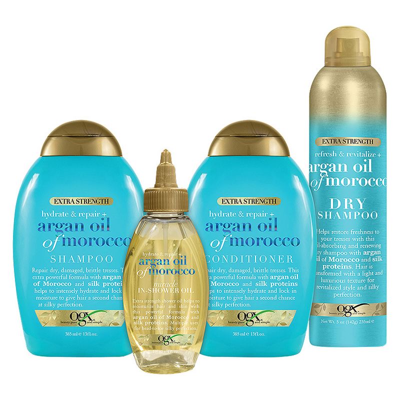 OGX Hydrate & Repair + Argan Oil of Morocco Extra Strength Conditioner - 13 fl oz, 4 of 6