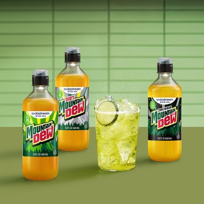 SodaStream 4pk 14.9 fl oz Mountain Dew Drink Mix