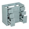 NicBex 35.6" Bathroom Storage Cabinet without Sink, Bathroom Vanity, 6 Spacious Drawers and 1 Two-tier Cabinet for Bathroom - 3 of 4