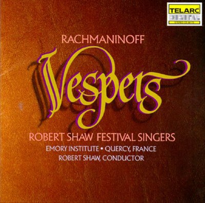  Shaw Festival Singers - Rachmaninoff: Vespers (CD) 