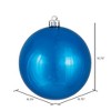 Vickerman Blue Ball Ornament - 2 of 4