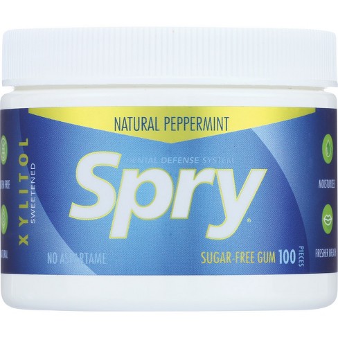 Xlear Spry Peppermint Chewing Gum - Sugar Free : Target