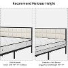 Full Size Metal Bed Frame with 10.8" Under Bed Storage, Platform Base with Headboard & Footboard, Easy Assembly, No Box Spring,Beige - 4 of 4