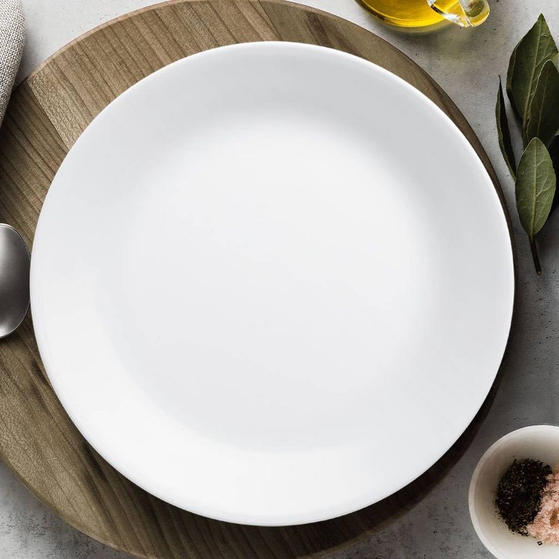 Corelle 10&#34; Livingware Dinner Plate Winter Frost White, 6 of 7