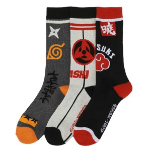 Naruto Shinobi 3-Pack Adult Athletic Crew Socks - 1 of 4